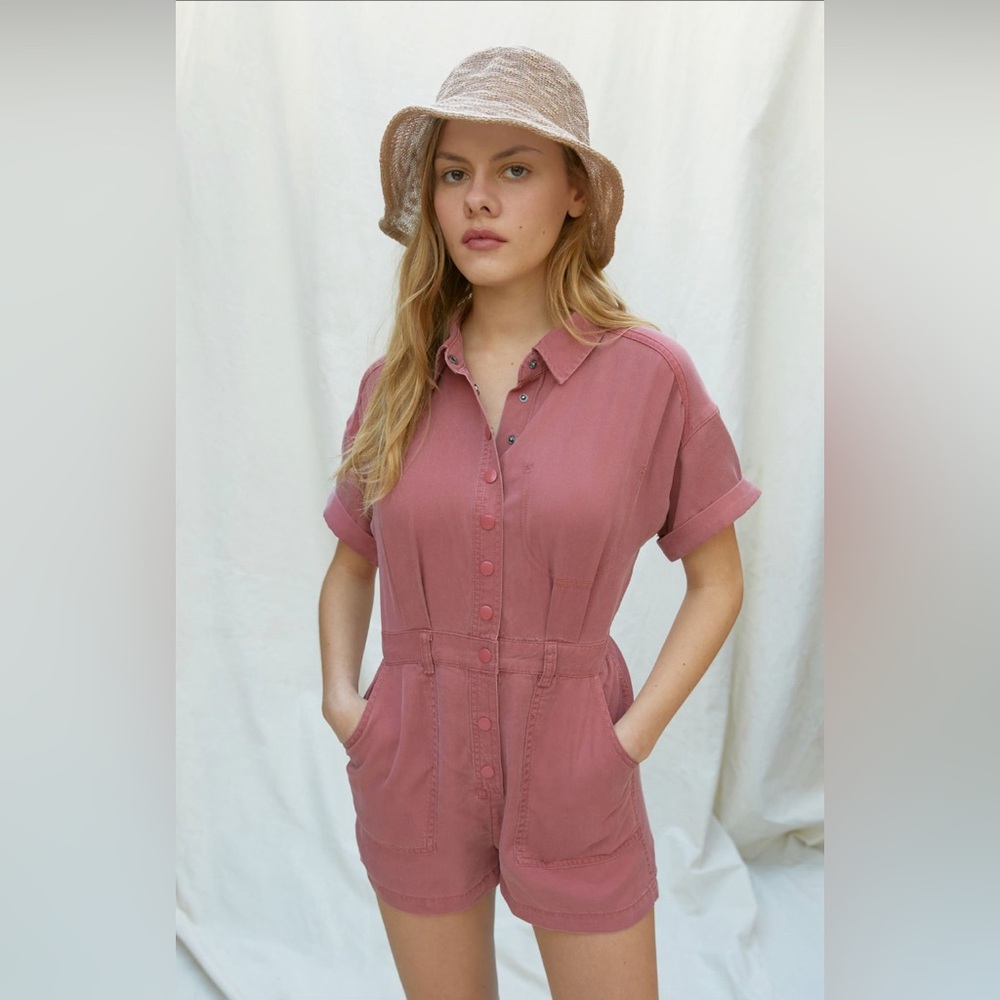 Urban Outfitters Valerie Surplus Romper in Size Medium